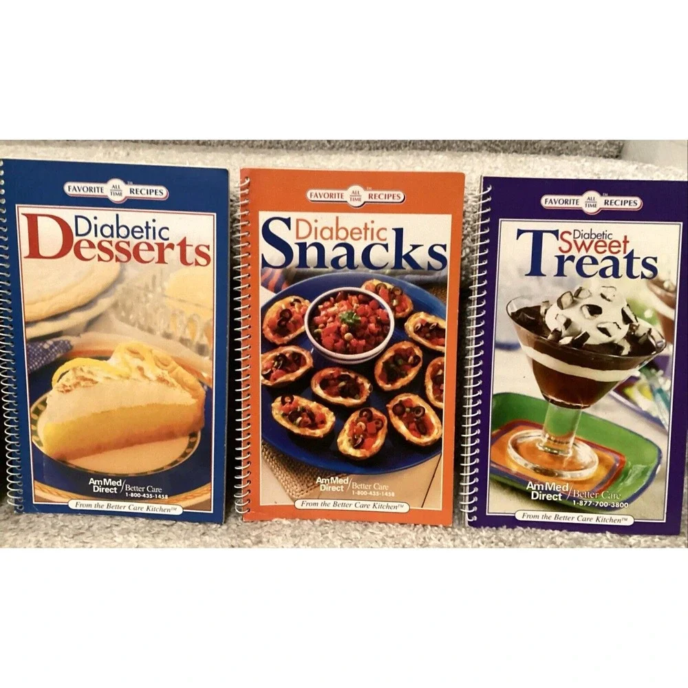 Diabetic Cookbooks Snacks Soups Everyday Sweets Desserts Favorite Recipes (6)